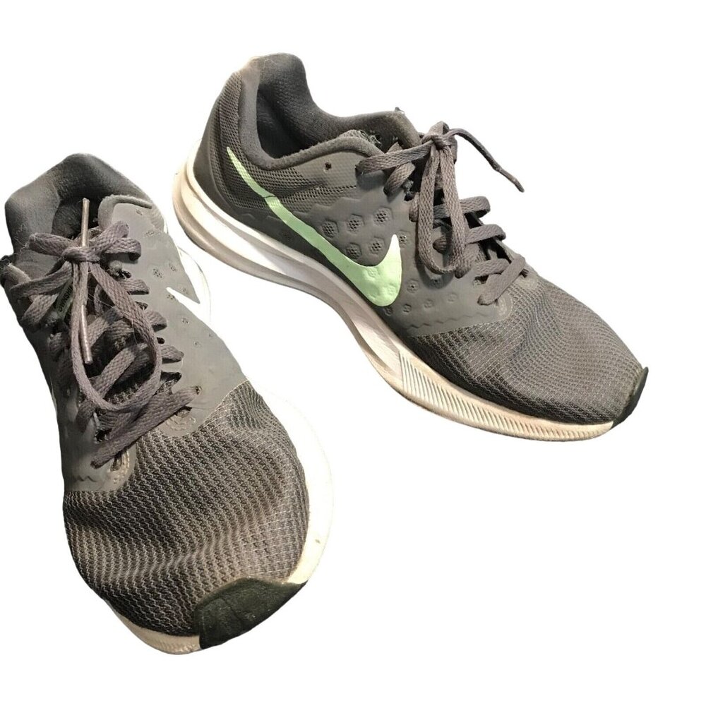 Nike Downshifter 7 Shoes Womens Size 8 Gray Mint Green 852466-003